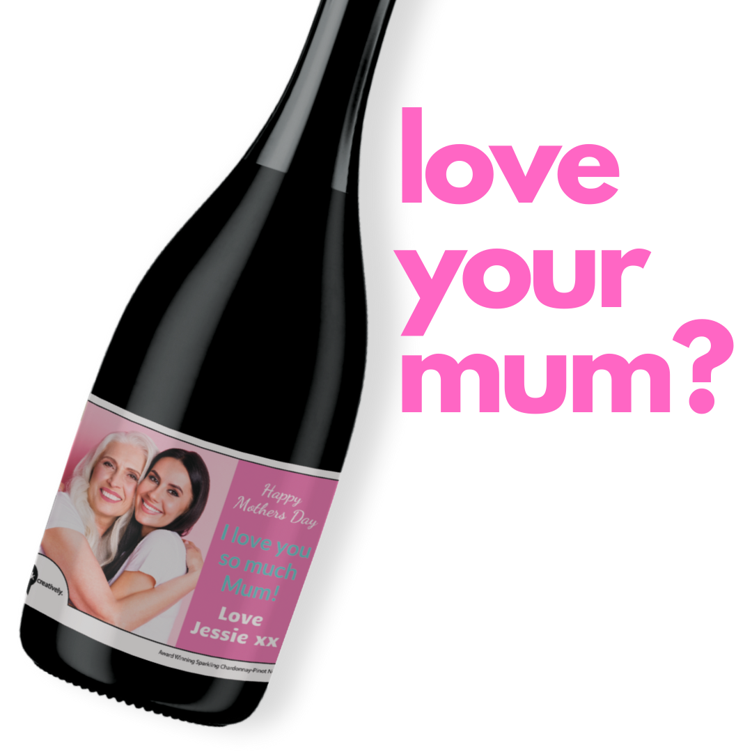 Personalised Mothers Day Wine